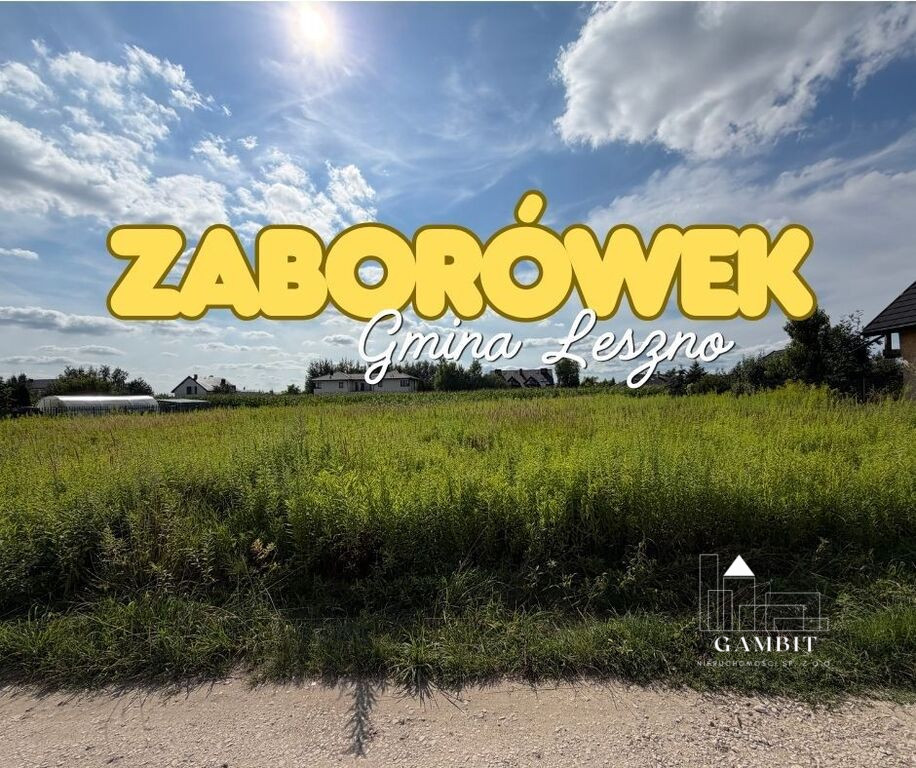 Działka Sprzedaż Zaborówek Łąkowa